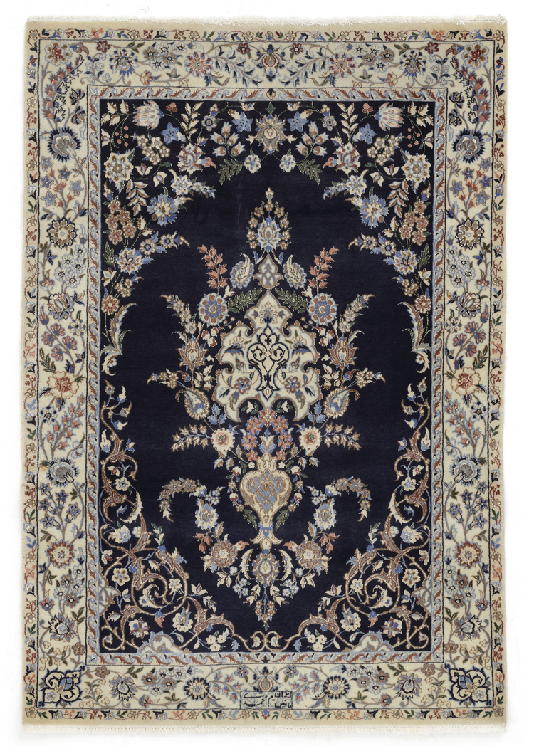 A NAIN RUG, CENTRAL PERSIA