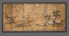 PAIR OF 6-PANEL BYÔBU 屏風 (FOLDING SCREENS) BY TOSA MITSUYOSHI