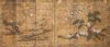 PAIR OF 6-PANEL BYÔBU 屏風 (FOLDING SCREENS) BY TOSA MITSUYOSHI