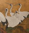 PAIR OF 6-PANEL BYÔBU 屏風 (FOLDING SCREENS) BY TOSA MITSUYOSHI