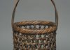 TALL LIGHT BROWN IKEBANA BASKET 花籠 (HANAKAGO)