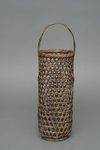TALL LIGHT BROWN IKEBANA BASKET 花籠 (HANAKAGO)