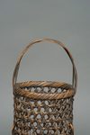 TALL LIGHT BROWN IKEBANA BASKET 花籠 (HANAKAGO)