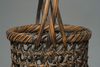 TALL LIGHT BROWN IKEBANA BASKET 花籠 (HANAKAGO)