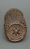 TALL LIGHT BROWN IKEBANA BASKET 花籠 (HANAKAGO)