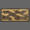 TALL 6-PANEL BYÔBU 屏風 (FOLDING SCREEN) WITH FÛZOKU-GA 風俗画 (GENRE PAINTING)