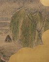 TALL 6-PANEL BYÔBU 屏風 (FOLDING SCREEN) WITH FÛZOKU-GA 風俗画 (GENRE PAINTING)