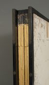 TALL 6-PANEL BYÔBU 屏風 (FOLDING SCREEN) WITH FÛZOKU-GA 風俗画 (GENRE PAINTING)