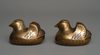 BRONZE FOLDING SCREEN HOLDERS