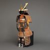 STRIKING AND ALL-MATCHING JAPANESE GOLD AND BLACK LACQUER SUIT-OF-ARMOUR