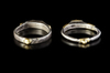 A PAIR OF SILVER SELJUK RINGS, 11TH-12TH CENTURY AD