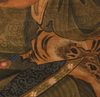 CHINESE POLYCHROME PAINTING GUAN YU