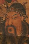 CHINESE POLYCHROME PAINTING GUAN YU