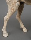A PAIR OF LARGE CHINESE POTTERY TANG HORSES