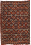 A MOROCCAN RUG, FLAT WEAVE, LATE 19TH CENTURY