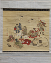 JAPANESE SCROLL PAINTING – SEVEN LUCKY GODS
