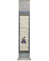 PAIR OF JAPANESE SCROLL PAINTINGS – SAMURAI WARRIORS
