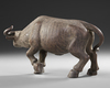 CHINESE TERRACOTTA BULL, 19TH / 20TH CENTURY