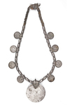 AN ALGERIAN SILVER NECKLACE, 19TH CENTURY