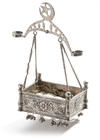 AN OTTOMAN SILVER CRADLE ORNAMENT, 19TH CENTURY