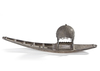 A SILVER BOAT, INDIA, 19TH CENTURY