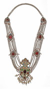 AN ALGERIAN SILVER NECKLACE, 19TH CENTURY