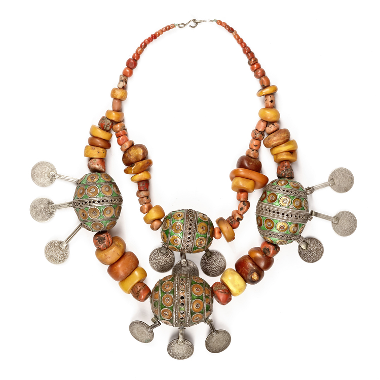 SILVER NECKLACE – MOROCCO, 19TH CENTURY