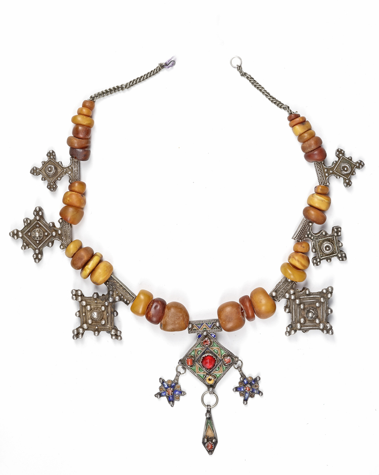 SILVER NECKLACE – MOROCCO, 19TH CENTURY