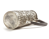 AN INDIAN SILVER JUG WITH WOODEN HANDLE, 19TH CENTURY