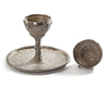 AN INDIAN SILVER INCENSE BURNER, 19TH CENTURY