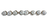 AN INDIAN SILVER BELT WITH ENAMEL,19TH CENTURY