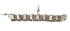A SILVER BELT WITH RED STONES, SAUDI ARABIA, 19TH CENTURY