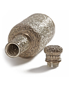 AN ISLAMIC SILVER FLASK, INDIA, 19TH CENTURY