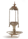 A SILVER INCENSE BURNER, INDIA, 19TH CENTURY