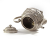 A PERSIAN SILVER TEAPOT, 19TH CENTURY