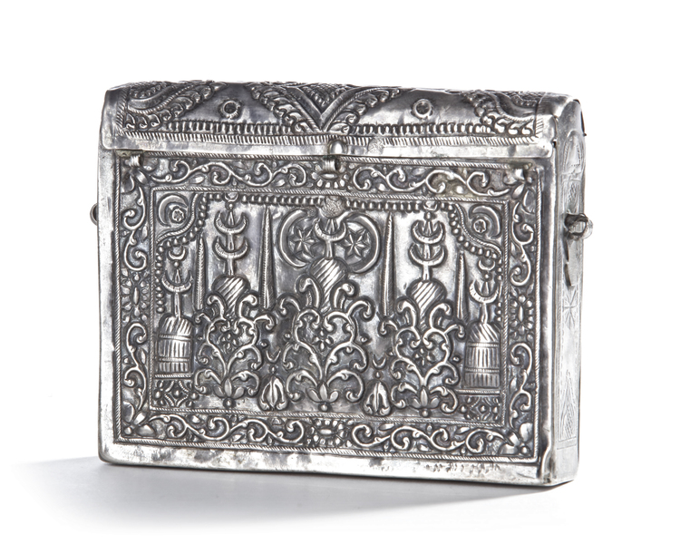AN SILVER OTTOMAN QURAN BOX, TURKEY, 19TH CENTURY