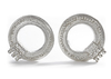 A PAIR OF BEDOUIN SILVER CUFF BRACELETS, SAUDI ARABIA, 20TH CENTURY
