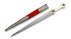 A LARGE NIELLO SILVER-MOUNTED STEEL DAGGER (KINDJAL), CAUCASUS, 19TH CENTURY