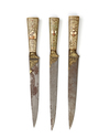 SET OF THREE KNIVES, INDIA, 19TH CENTURY