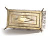 AN ISLAMIC SILVER ELONGATED BOX, INDIA, 19TH CENTURY