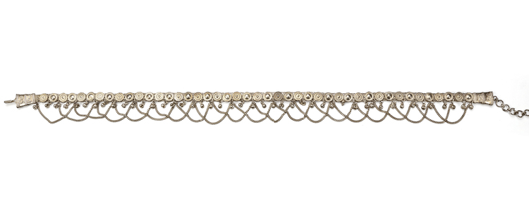 AN OTTOMAN SILVER BELT, 19TH CENTURY