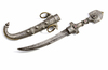 A MOROCCAN SILVER AND NIELLO DAGGER, 19TH CENTURY