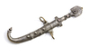 A MOROCCAN SILVER AND NIELLO DAGGER, 19TH CENTURY
