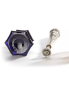 BOHEMIAN GLASS WITH SILVER MOUNT, 19TH CENTURY