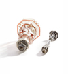 AN ISLAMIC MARKET BOHEMIAN GLASS WITH SILVER MOUNT, 19TH CENTURY
