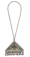 AN OTTOMAN SILVER NECKLACE, 19TH CENTURY