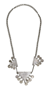 A PALESTINIAN SILVER NECKLACE, 19TH CENTURY