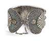 AN ALGERIAN SILVER BRACELET, 19TH CENTURY