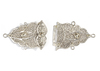 AN OTTOMAN SILVER BELT BUCKLE, 19TH CENTURY