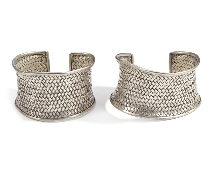 A PAIR OF SILVER BRACELETS, OMAN, 19TH CENTURY